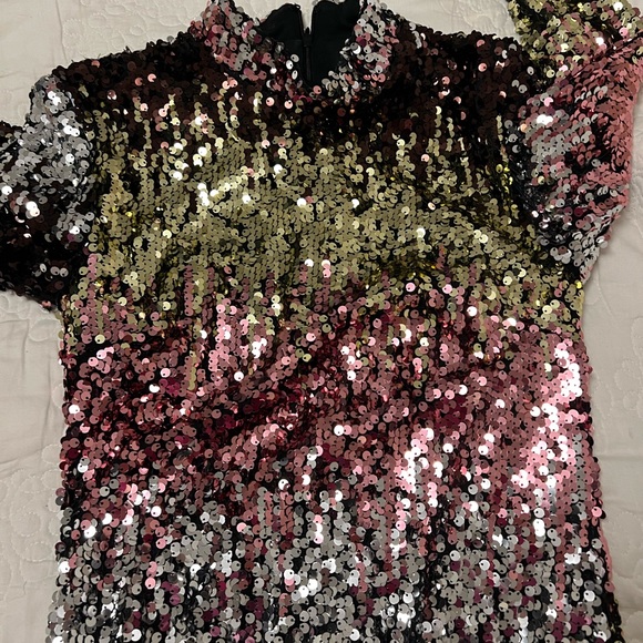 New Look Sequin Size 6 Dress - Picture 2 of 4